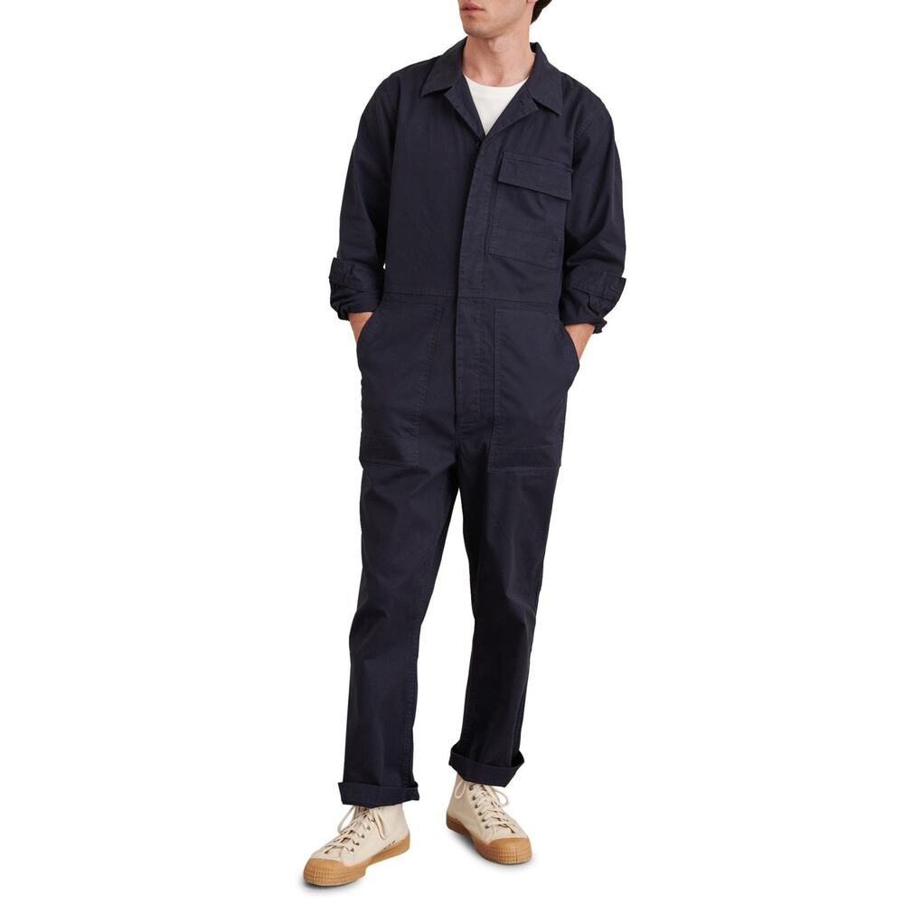 Alex Mill Field Stretch Jino Jumpsuit  - Men's S Dark Navy
